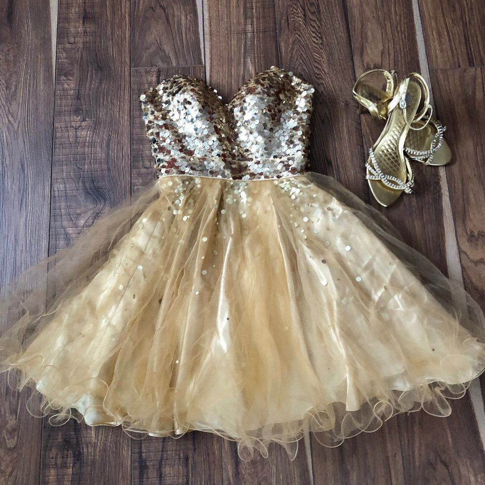 Gold Dress Size 2